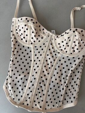 Polka dot corset